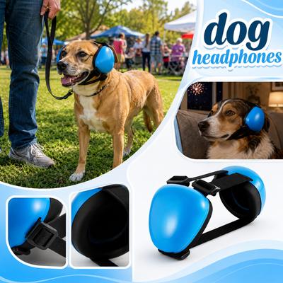 Adjustable Noise Reduction Ear Muffs for Dogs Comfortable Fit Protective Ear Covers for Loud Environments and Stress Relief