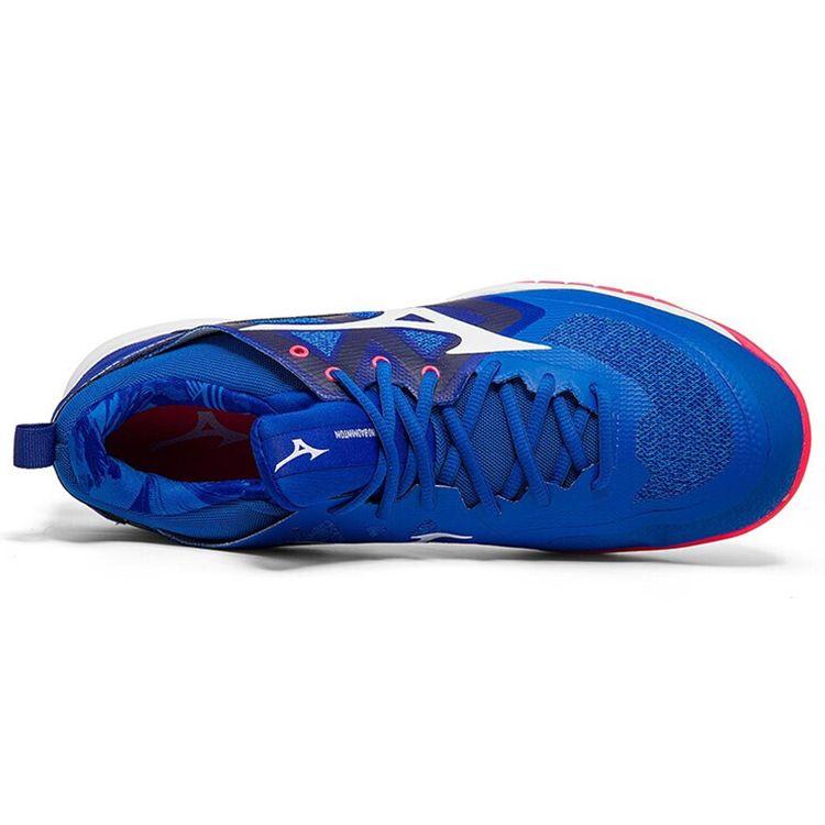 Mizuno Wave Fang Zero 2 Low Top Badminton Shoes Men Shoes Blue White 71GA219022