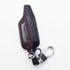 Leather Car Key Cover Bag For Scher-Khan Logicar 1/2/3/4/3i/4i/5i/6i Two Way Car Alarm System LCD Remote Control Fobs Shell Protector Case
