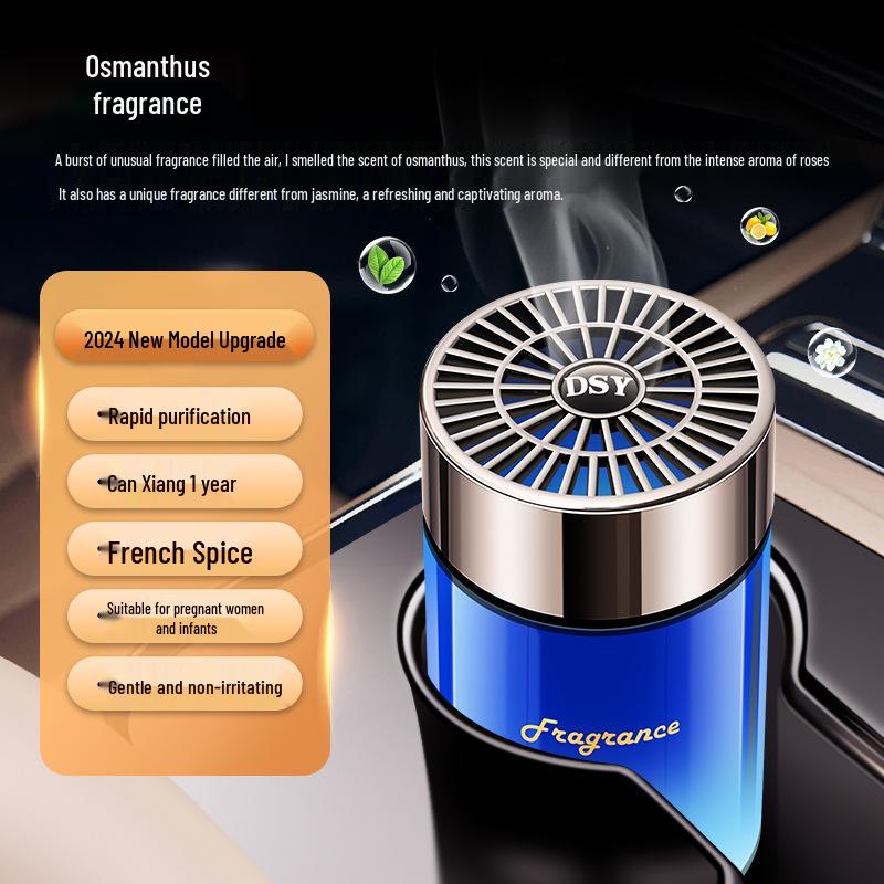 2024 Men's Solid Car Perfume by Hilton – Long-lasting Light Fragrance for Car Interiors