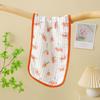 Cartoon Soft Absorbent 6-Layer Children's Gauze Bath Towel - Pure Cotton Baby Washcloth