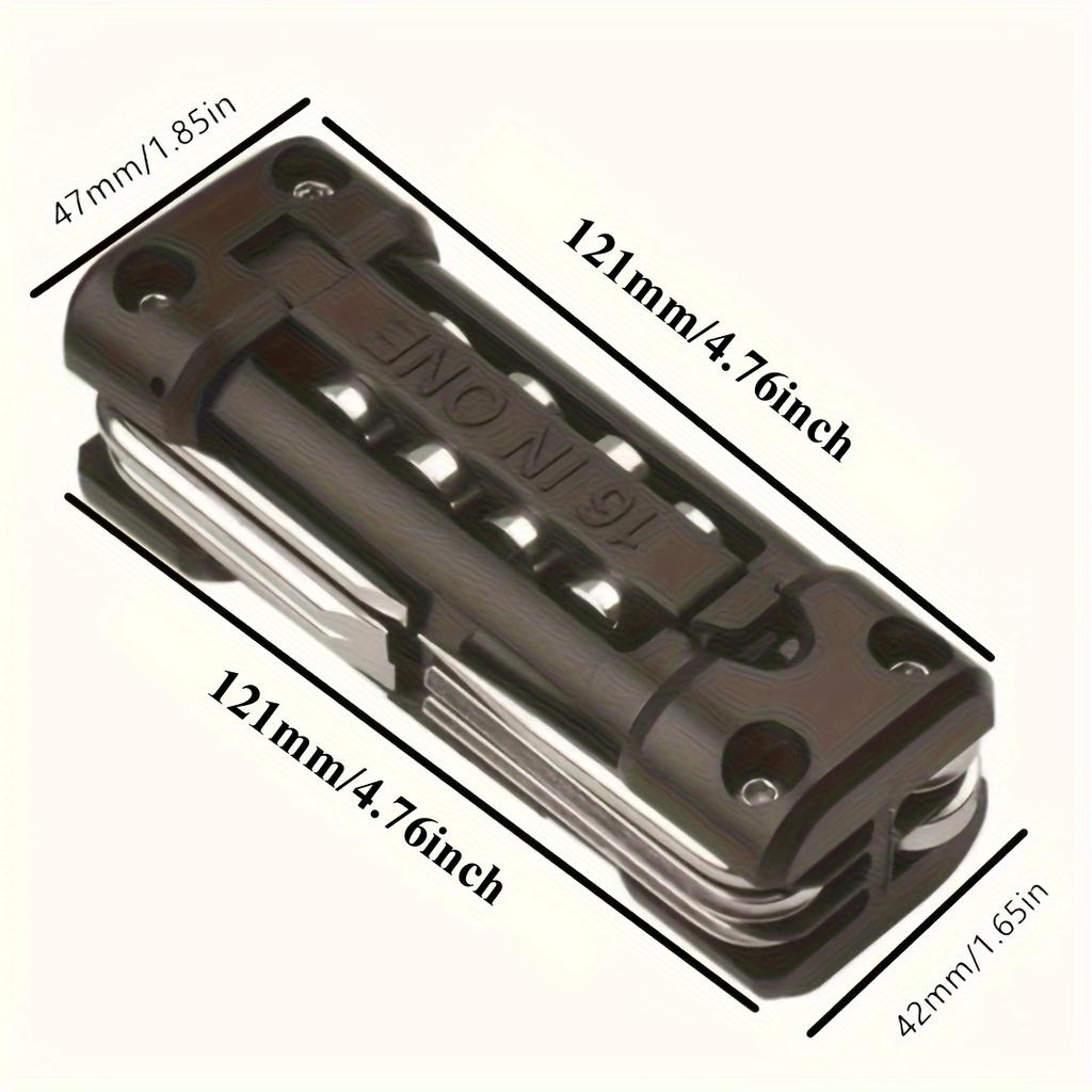 Najlepsze narzędzie wielofunkcyjne o kompaktowej składanej konstrukcji, trwałe i wszechstronne, odpowiednie na kemping, do jazdy na rowerze, do naprawy motocykli