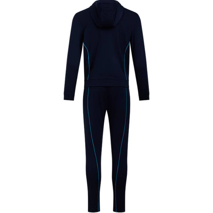 Under Armour Slim Fit Comfortable Stylish Tracksuit With Drawstring Pants Men Tracksuits Navy-Blue 1390152-410