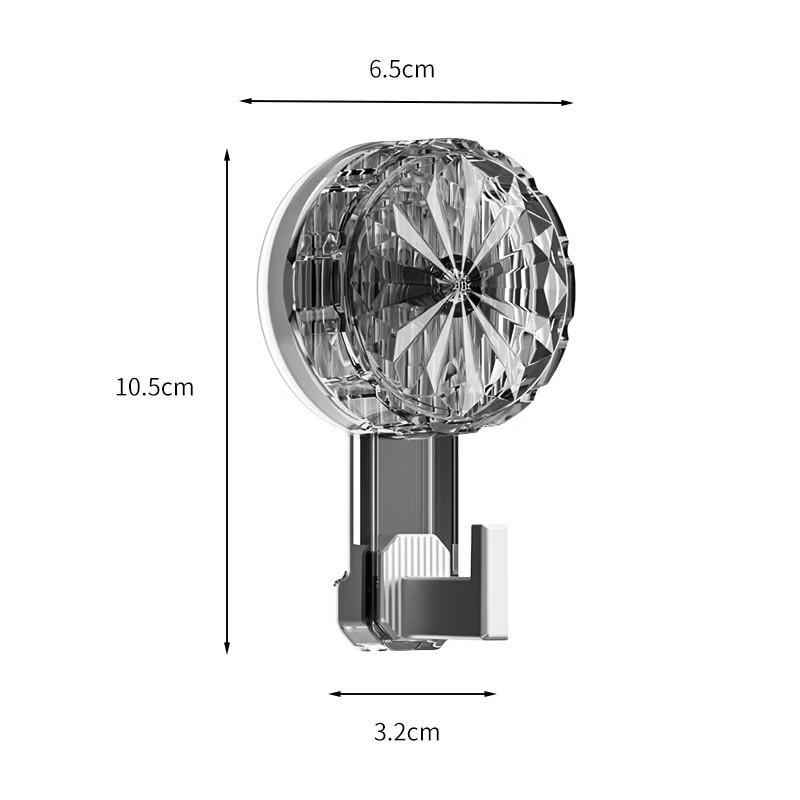 ZISIZ Diamond Pattern Suction Hooks