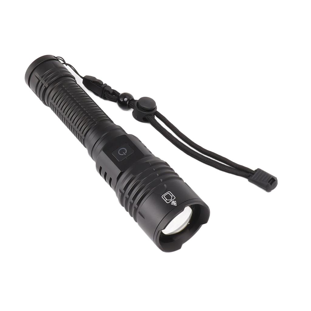 Glare Flashlight USB Rechargeable 1500lm Waterproof Aluminum Alloy for Walking Sea Fishing Mountaineering Camping