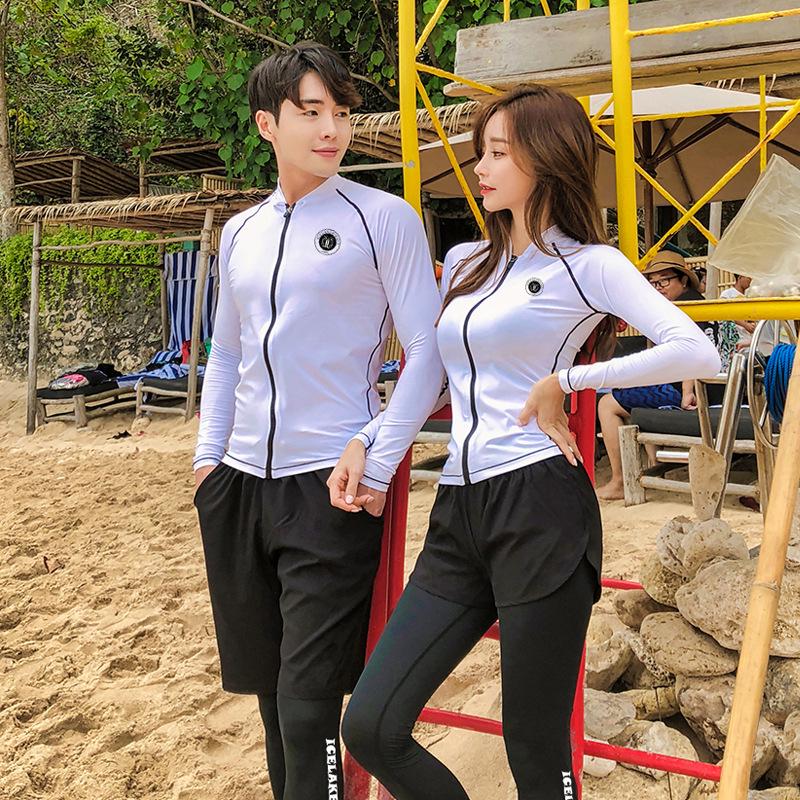 Unisex Sunscreen Long Sleeve Diving & Surfing Wetsuit - Quick-Dry Jellyfish Protection