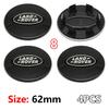 4Pcs 62mm For Land Rover Car Styling Car Wheel Center Hub Cap Covers Badge Range Rover L322 L405 Freelander Discovery SVR Evoque SA1