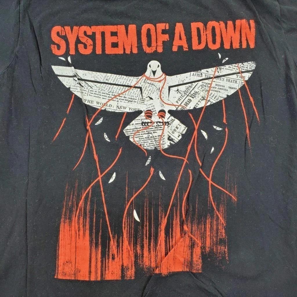 System Of A Down T Shirt Dove Overcome Black All Size Shirt CS077 S