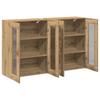 Wall Cabinets 2 pcs Artisan Oak 69.5 x 34 x 90 cm