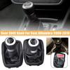 Car Gear Shift Knob Shifter Lever PU Leather Gaiter Boot Cover Collar For Seat Alhambra 2000-2010 A Perfect Replacement