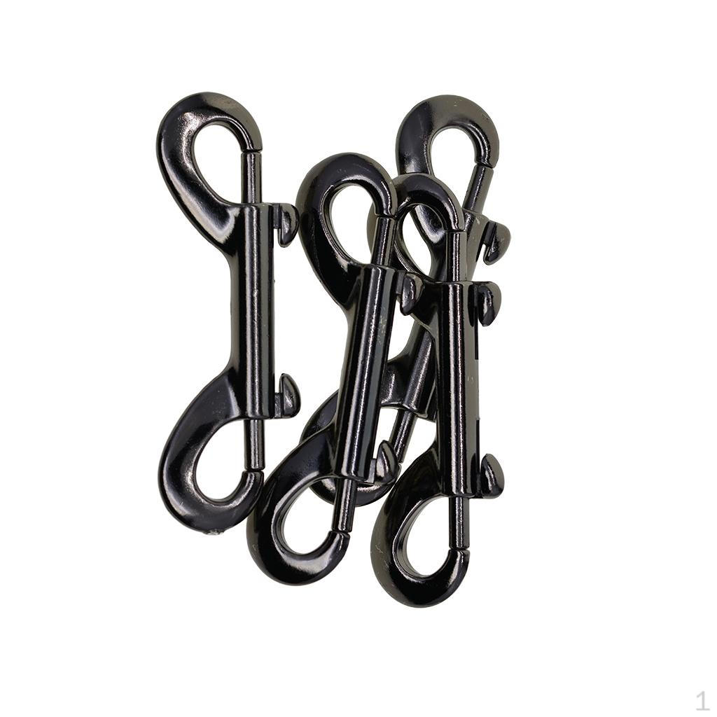 of Double Carabiner Hook 4 pieces