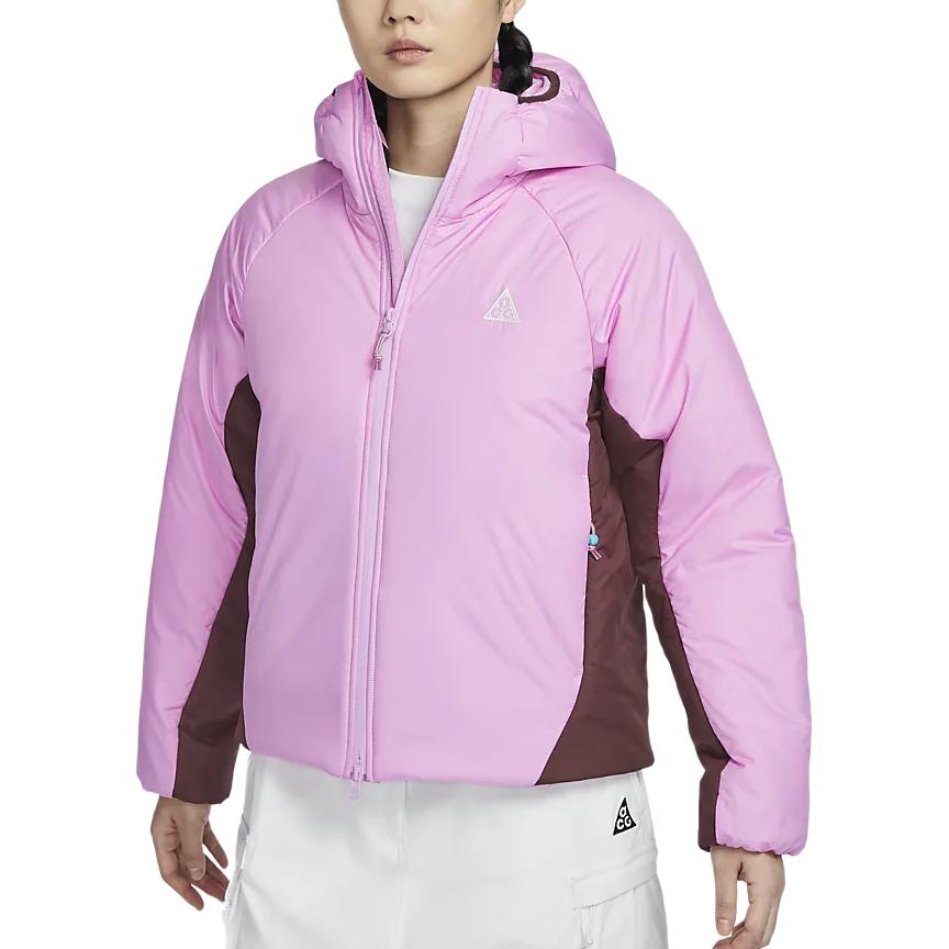 New Nike THERMA FIT ADVACG Collection 'Rope De Dope' Puffer Jacket Women's Yang Zhang Pink FV7336-632