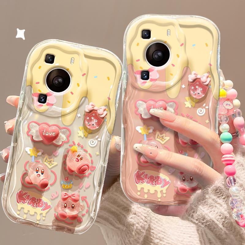 

Suitable for Huawei P60/50 Mobile Phone Case Mate40pro Cartoon Three-dimensional Doll Chain Honor 90/80gt Cute Huawei P60