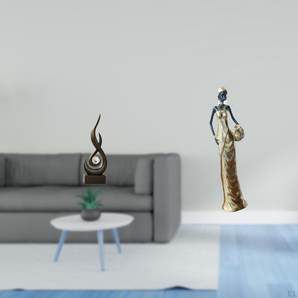 Abstract Fire Statue Desktop Ornament Craft Keepsake Resin Flame Figurine Modern Art Sculpture