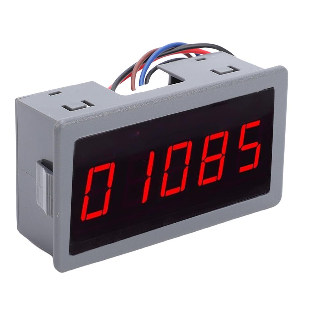 5 Bit LED Tachometer Anti Interference Frequency Division Filtering DC Brushless Motor Tach RPM Meter with Hall