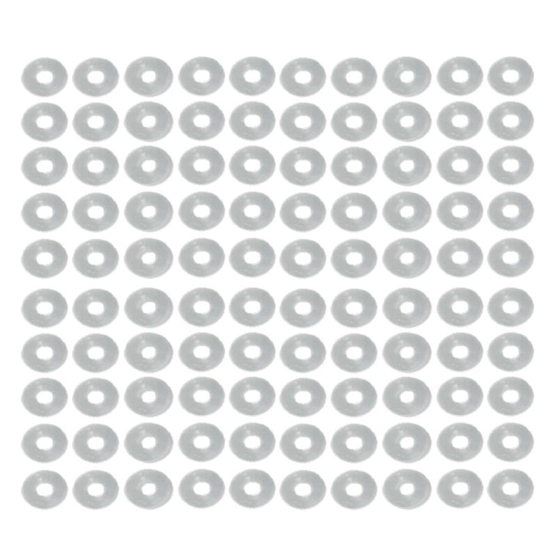 100pcs Stabilizer Earrings Backings Clear Silicone Earrings Back Stopper Practical Healing Discs Pads for Ear Support