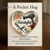 Capsule Shaped Ornament Pocket Hug Token for Hairstylists Heart Acrylic Band-aid Art Keepsake with Mini Hair Tools Stylist Appreciation Gifts Medicine
