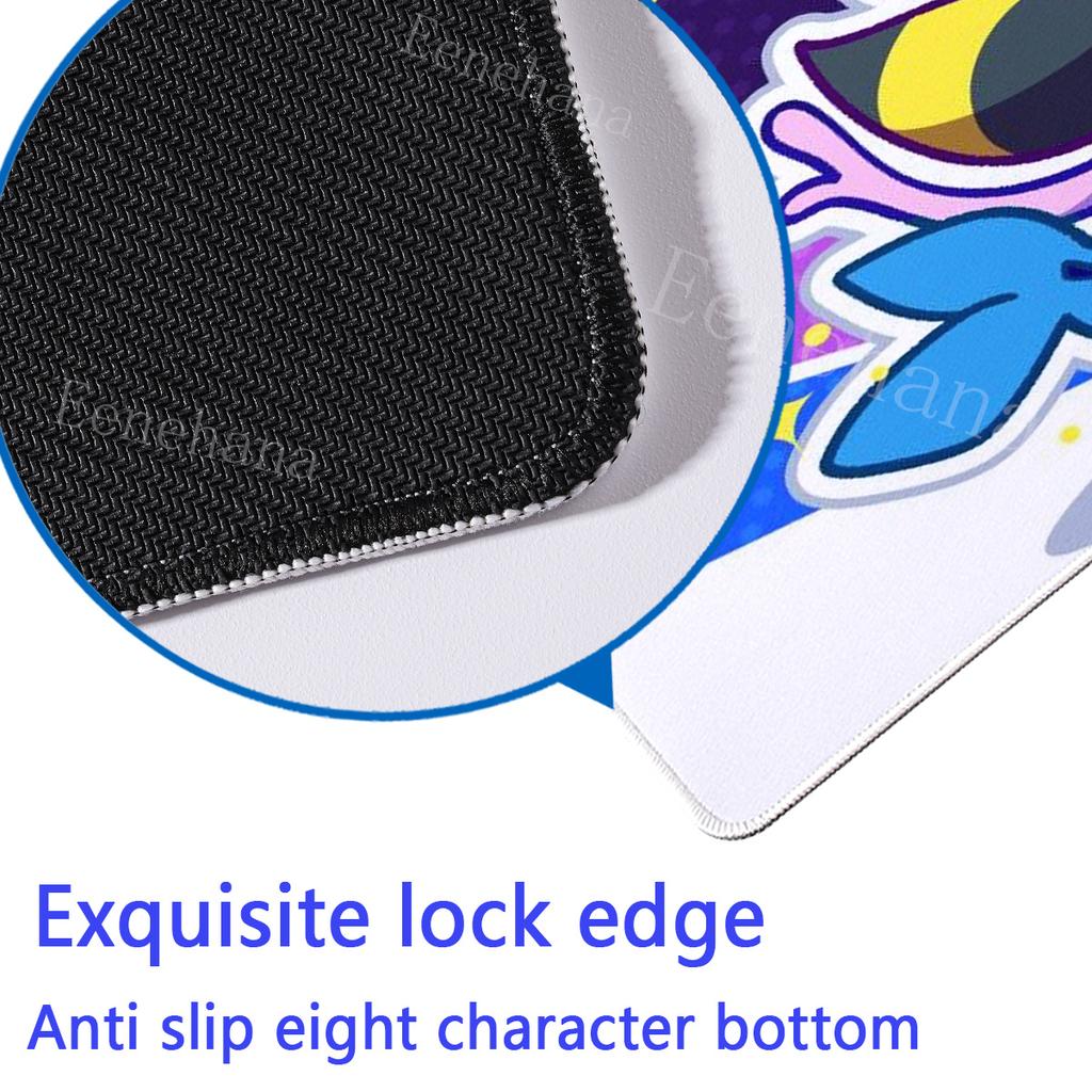 Mouse Pad Eevee pokemon gaming Anime HD printing Kawaii PC Non-slip base Keyboard overlock Office Mousepad overlock XXL Desk Mat