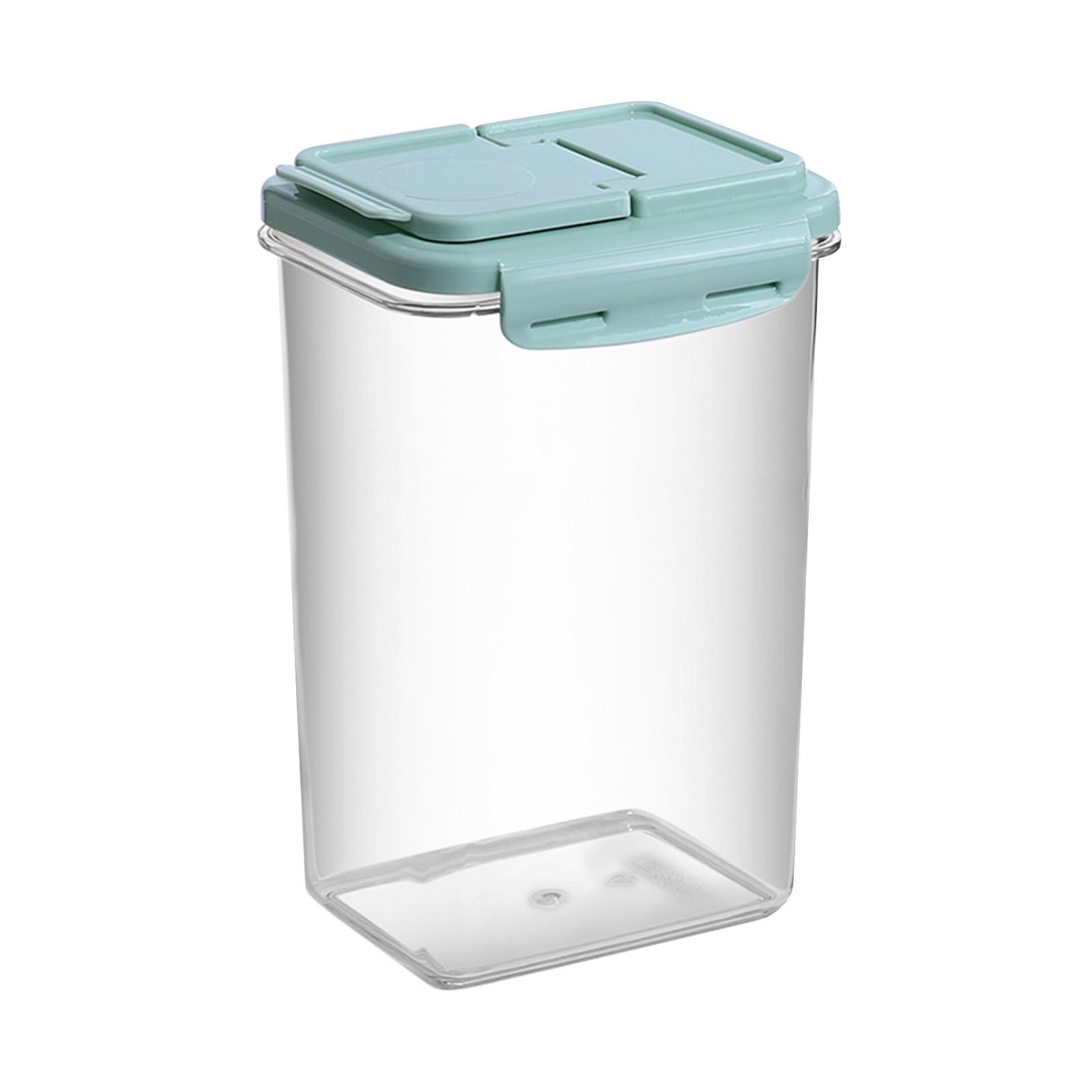 

Контейнери для зберігання харчових продуктів для організації кухні Пластикові контейнери для круп з кришками, що легко замикаються, для організації та зберігання кухонної комори One Size