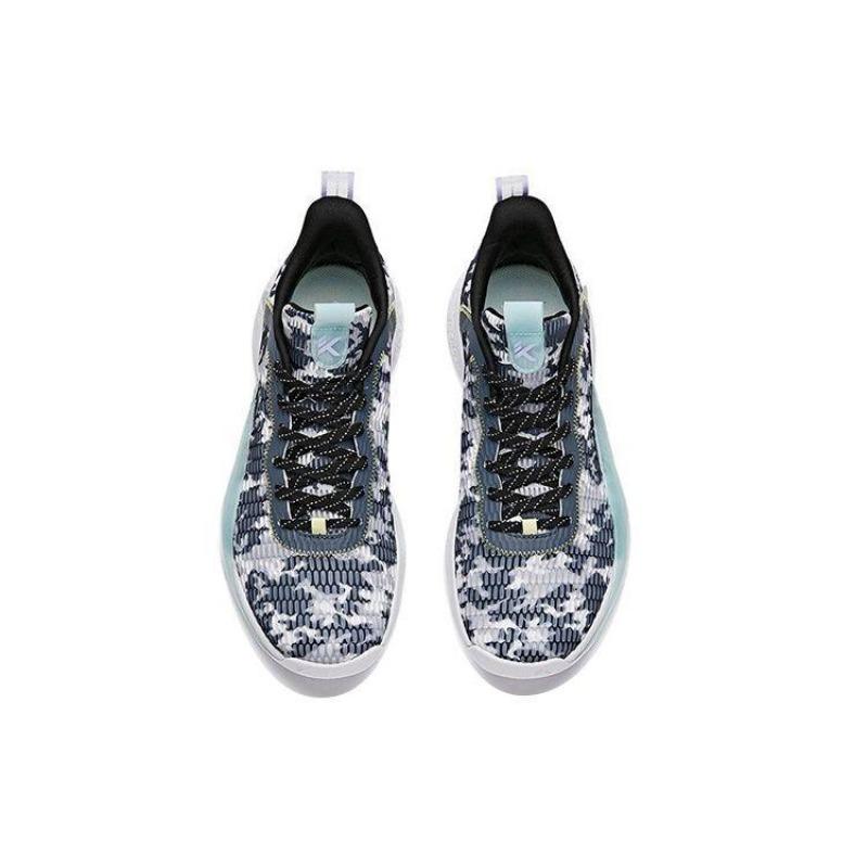 Anta Light Cavalry 6 men's low-top basketball shoes white grey, cushioned non-slip wear-resistant 112121605-3