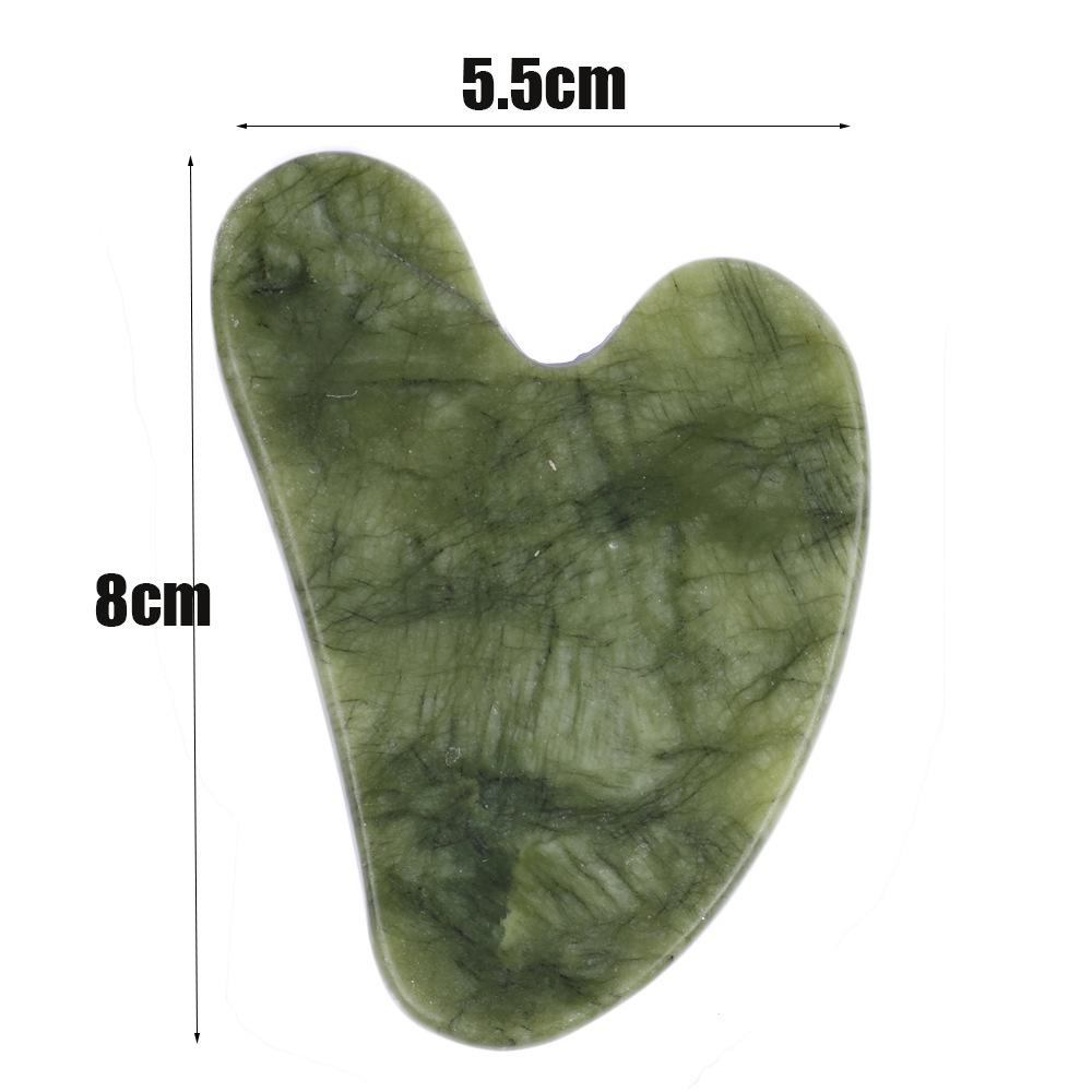 Jade Gua Sha Facial & Body Roller Massager for Full Meridian Scraping Massage.