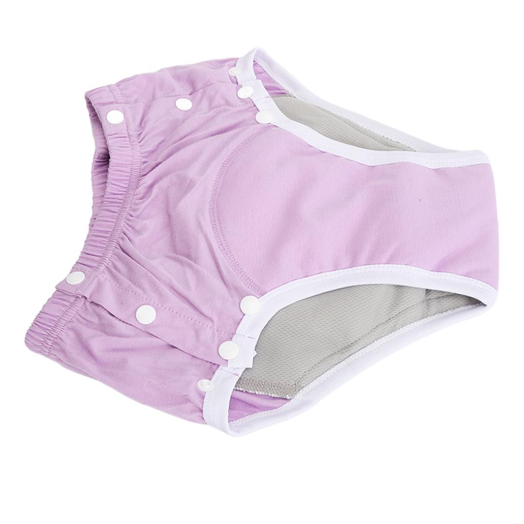 Washable Incontinence Underpants Pure Cotton Reusable Highly Absorbent Leakage Proof Adults Cloth Di