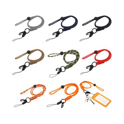 1/3 Stück Halsband mit Haken, Ausweishalter, verstellbares langes Band, ID-Kartenhalter, Schlüsselanhänger für Ausweishalter, Büro-Aufhängeseil