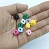 10mm 10pcs Square Shape Acrylic Candy Color Spacer Beads For Jewelry Making Beaded Materials Jewelry Accessory