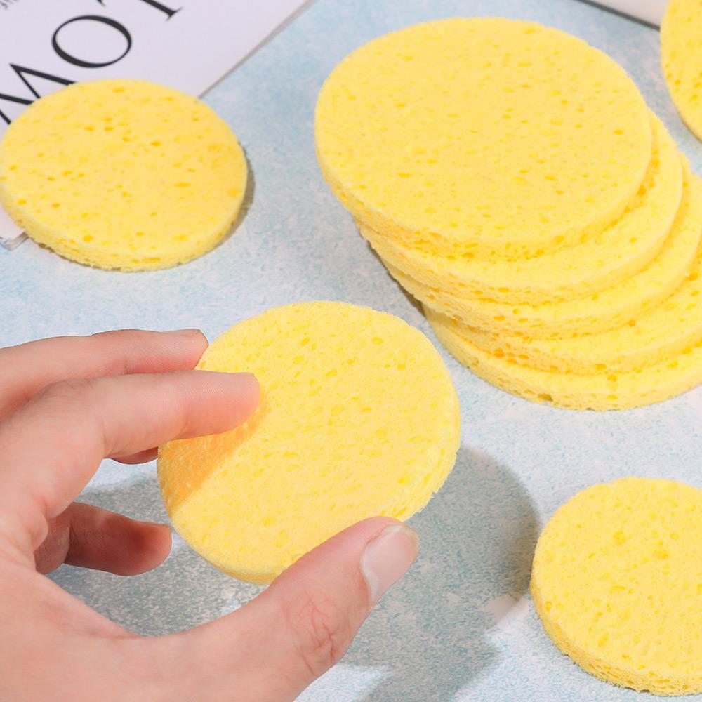 Soft Cleanup Skin Care Cleansing Sponge Compress Puff Body Facial Cleaner Face Wash Pad