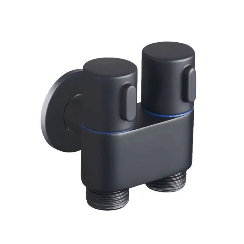 Toilet Bidet Hygienic Shower for Bathroom  Shower Head Double Outlet Angle Valve of Bathroom Accessories Bidet Toilet Seat