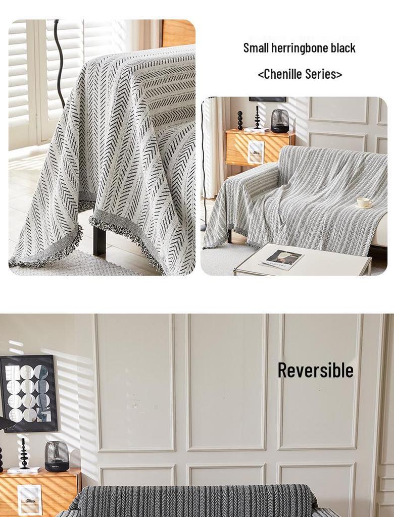 Modern Solid Color Sofa Cover: Universal, All-Season, Anti-Scratch Slipcover and Blanket