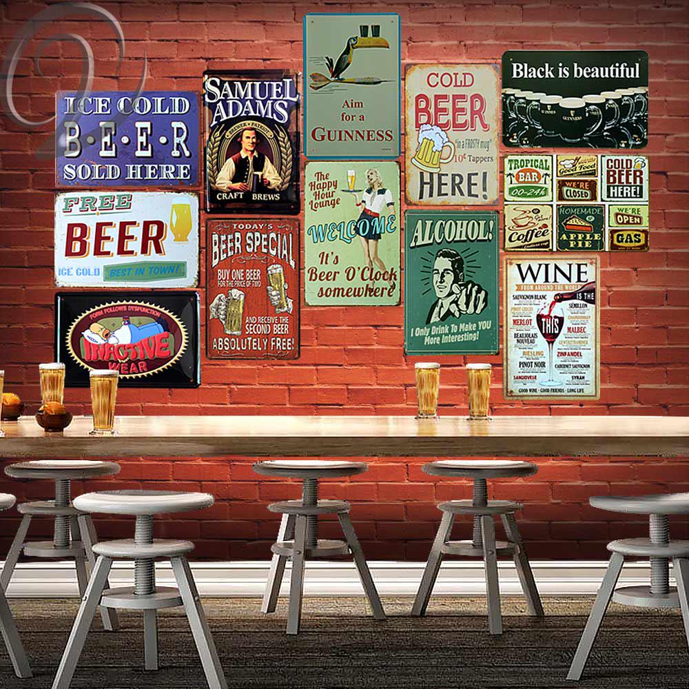 Metal Tin Sign shock absorbers Decor Bar Pub Home Vintage Retro Poster