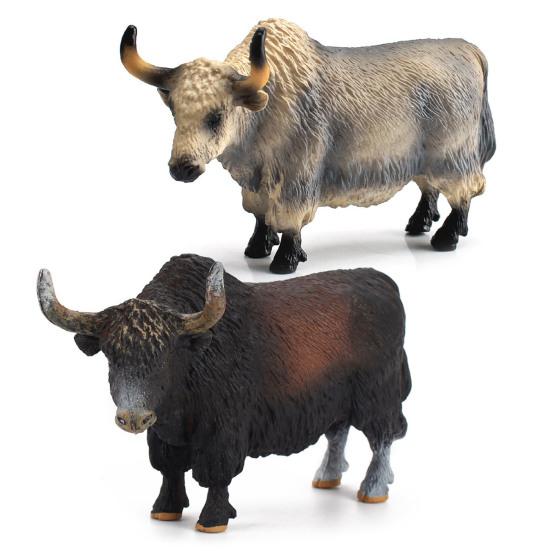 Education Toys Anti-deformed Unique Nice-looking Simulation Bull Action Figures Yak Model