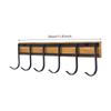 2PCS Simple Kitchen Hook Rack Wall Mounted Space Saving Storage Hook for Kitchen Bathroom Bedroom