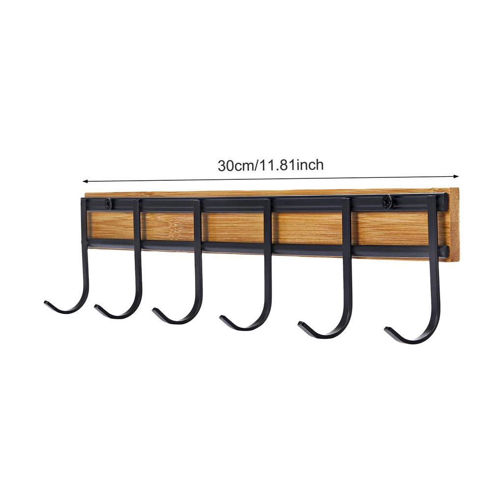 2PCS Simple Kitchen Hook Rack Wall Mounted Space Saving Storage Hook for Kitchen Bathroom Bedroom