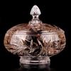 Fulaiwenzi Golden Windmill European Style Glass Fruit & Candy Dish