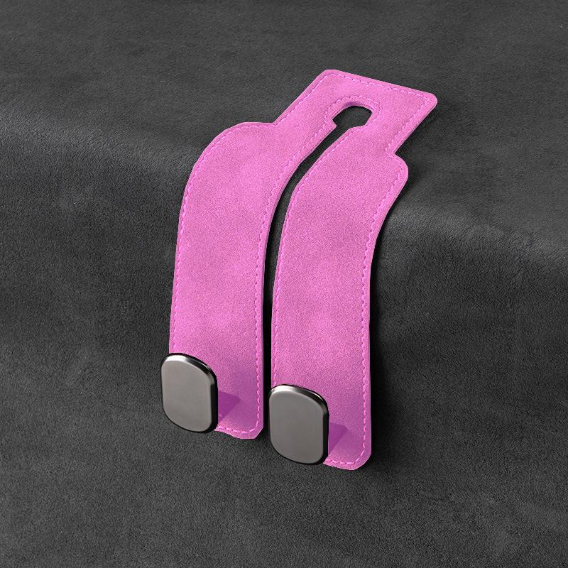 Multi-Function Suede Metal Car Seat Hook