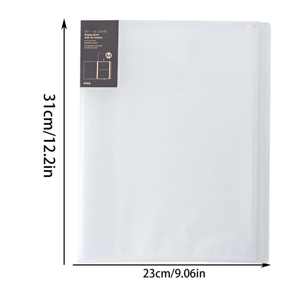 

Folders For Documents A4 Binder Holder File Organizer For Home College School Classroom Meeting Room Retail Counter Small білий