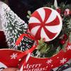 Large Christmas Lollipop Pendant Cartoon Xmas Candy Hanging Decor  Winter Home Decor