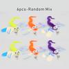 6pcs Plush Dragonfly Cat Toy Training Imitate Cat Interactive Ball Faux Tail Pet Toy
