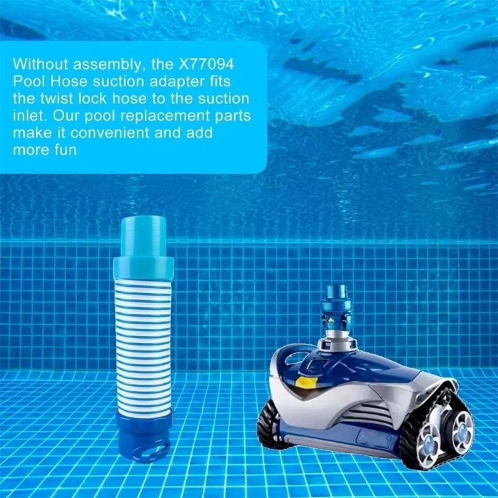 19CM Suction Adapter Hose Durable Pool Cleaner Adapter Pool Vacuum Hose Adapter
