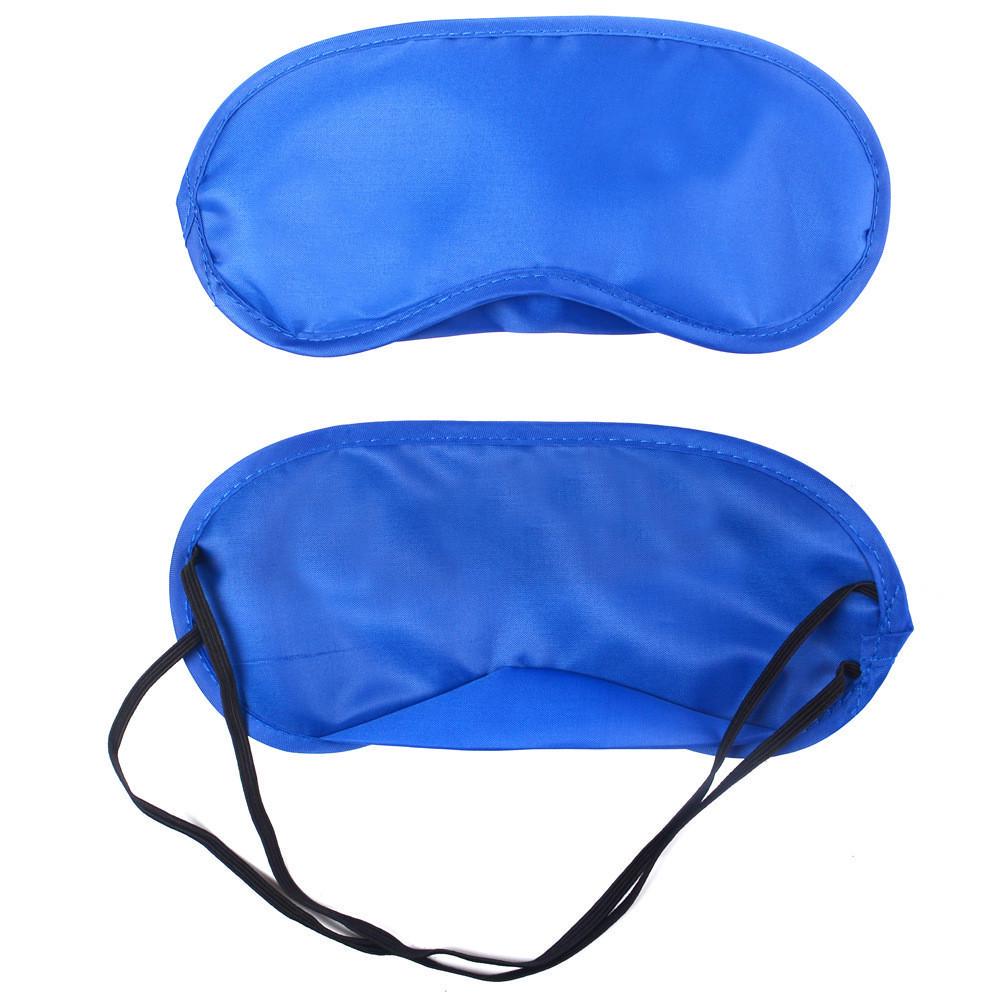 Benda per occhi da donna semplice e alla moda, maschera per gli occhi per il sonno in pura seta, copertura ombreggiante imbottita, aiuto per il relax da viaggio