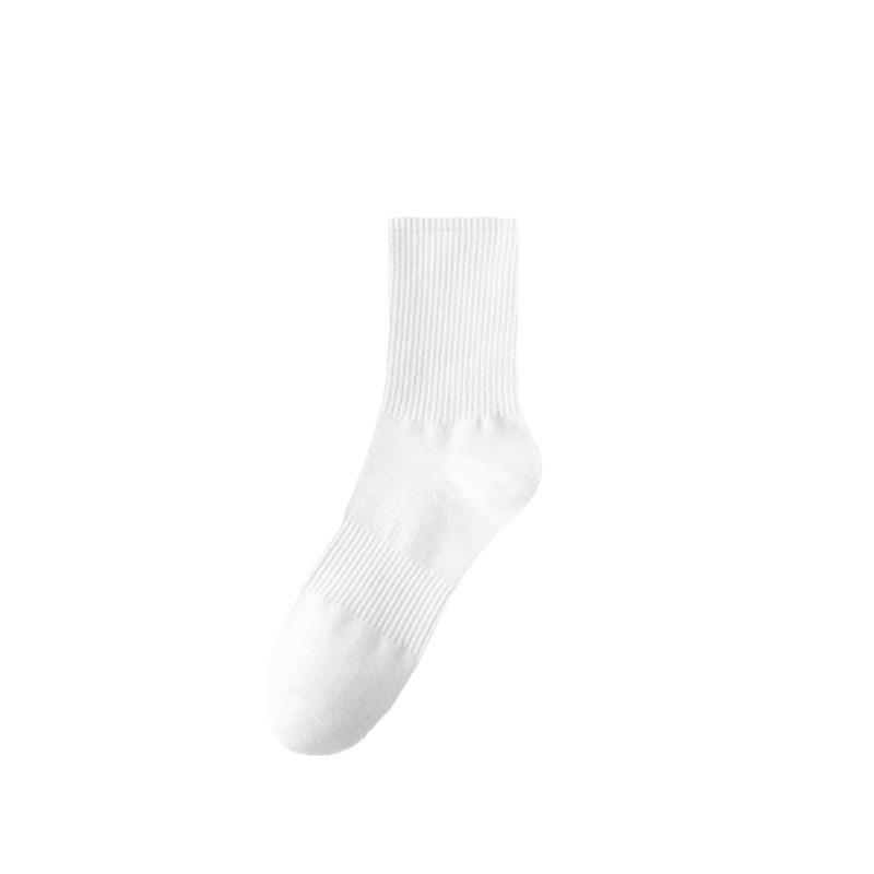 Spring, Autumn and Winter Socks for Women and Men, Anti-odor and Sweat-absorbing Mid-calf Basketball Socks, Cotton Socks, Sports Short Socks