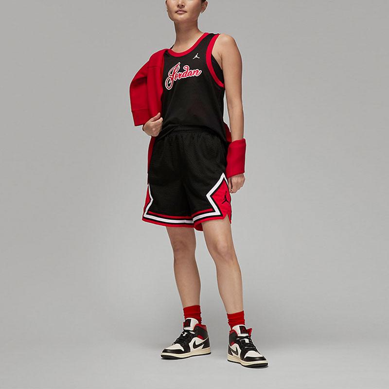 Jordan Alphanumeric Print Sports Tank Top Women Tops Black DZ3370-010