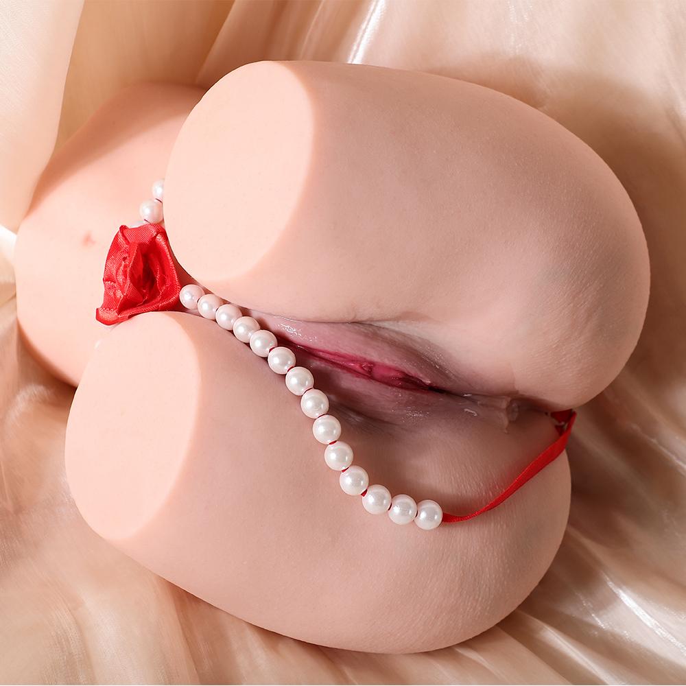 4.5KG Realistic Hip Masturbator for Men - 2 Hole Design (Deep Vagina & Tight Anal) with 3D Lifelike Pussy and Ass&Ultra-Realistic Sex Doll Hip