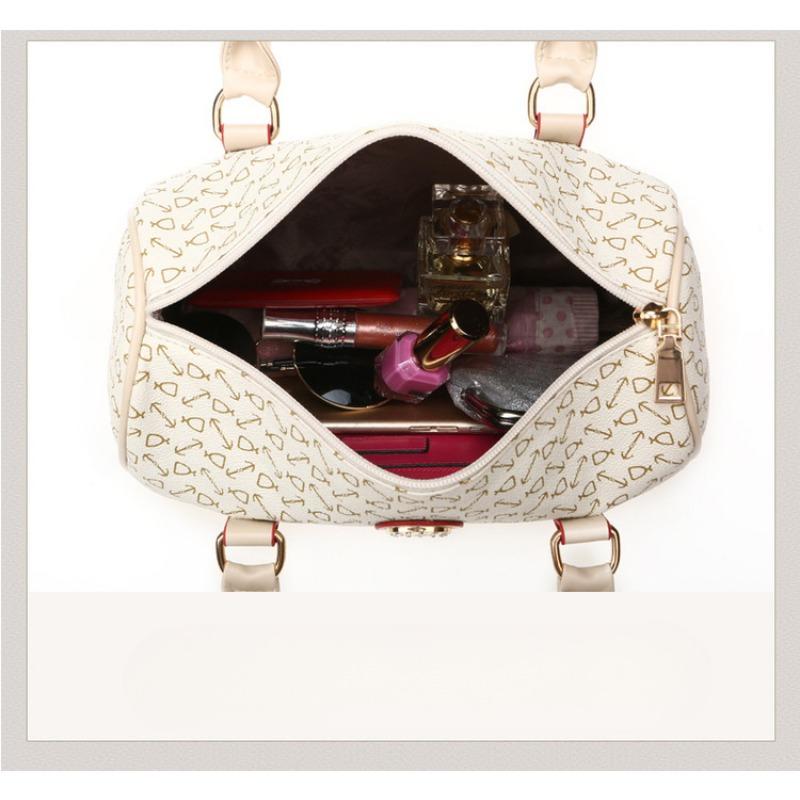 Fashion All-in-one Five-piece Women's Shoulder Bag Leather Design Handbag Crossbody Bag Handbag Combination