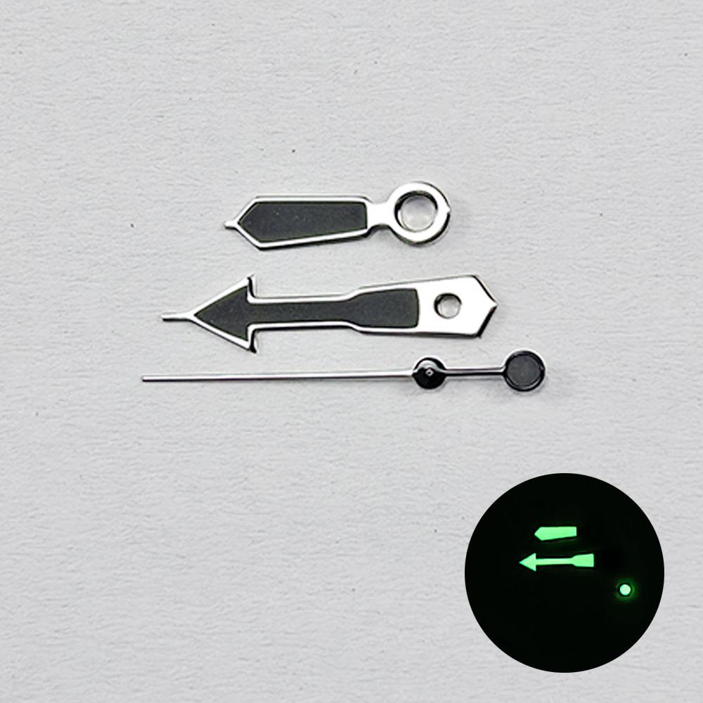 NH35 Watch Hands 8.5*12*12.5mm NH34 NH35A NH36 7S36 4R36 Silver Border Pointers Green Luminou Orange Red Blue for Seiko Part