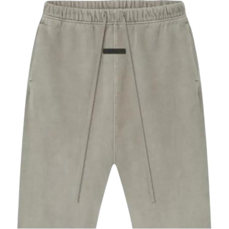 Fear of God Essentials Pantaloni Tuta A Zampa In Pile Pesante Grigio Fumo Uomo Pantaloni 130HO258371F