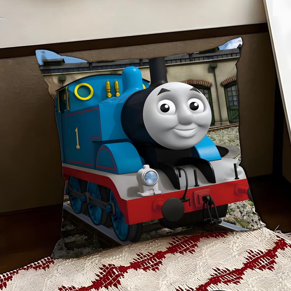 TThomas The Train Cushion Cover Reversible Soft Durable Pillow Cover Home Car MultiScene Use for Daily Comfort