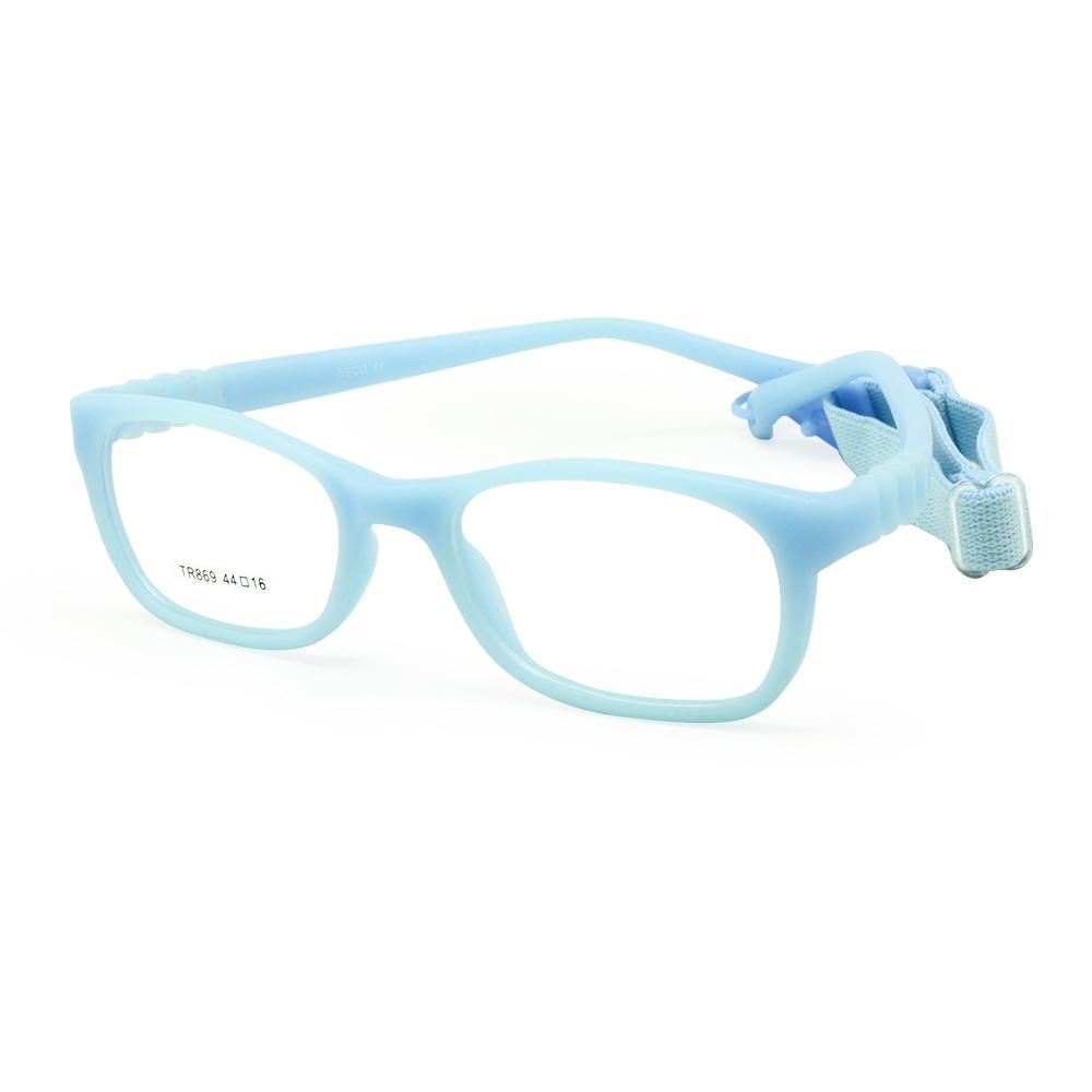 Oprawki do okularów dziecięcych z paskiem Rozmiar 44/16 Jednoczęściowe Bez śrubek 3-5 lat Giętkie Optyczne Okulary dla dzieci Dla chłopców i dziewczynek
